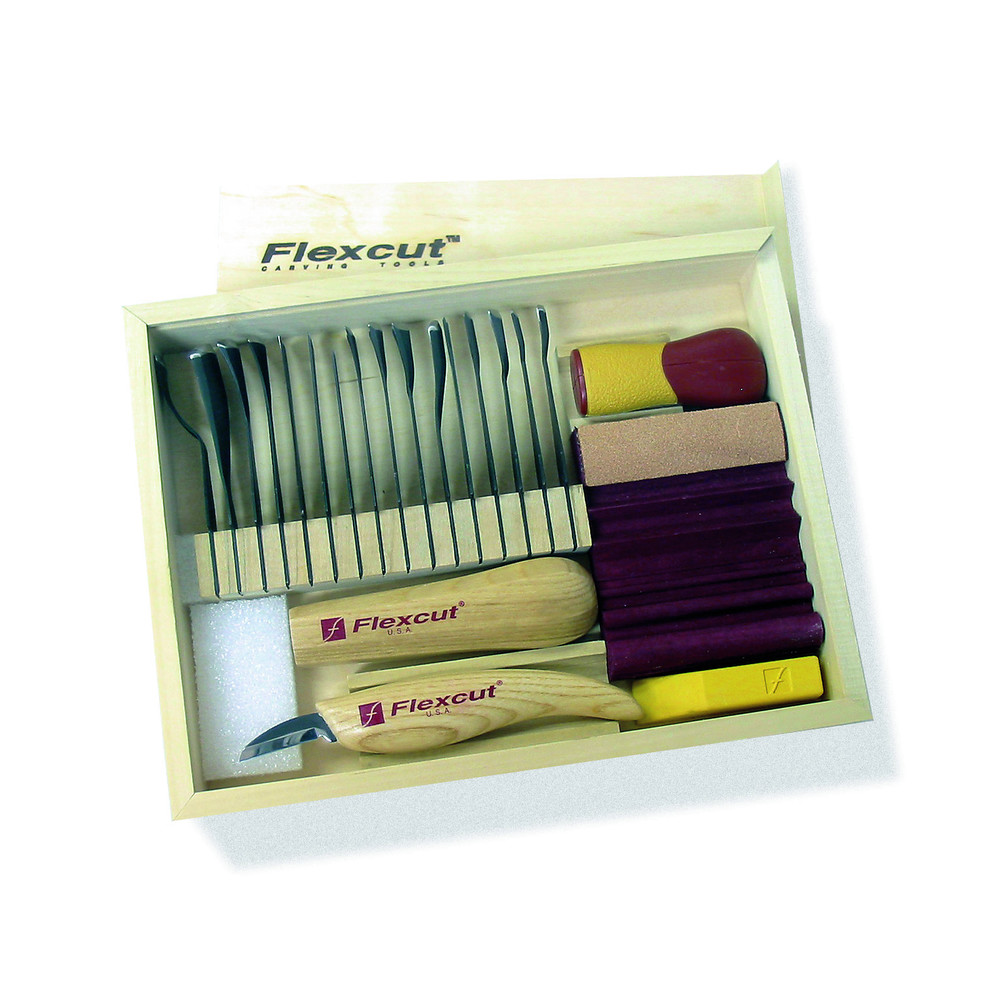 Magma: Flexcut Schnitzeisen Set 16 Klingen: FLEX-SK108