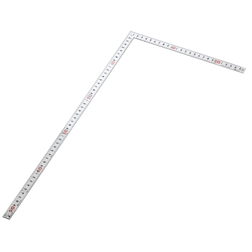 Magma: Stahlwinkel 50 cm mit Skala: J-W90-50