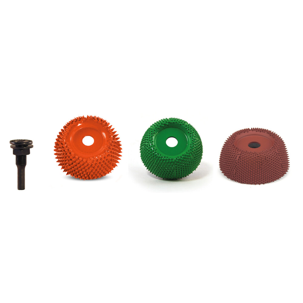 Magma: Set 3 Schnitzkugelraspeln und Adapter: SAB-PC45SET4