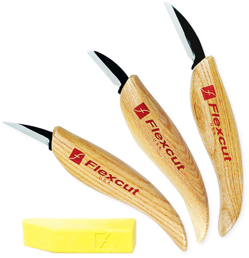 Magma: Flexcut Detail-Kerbschnitzmesser-Set 2tlg.: FLEX-KN300